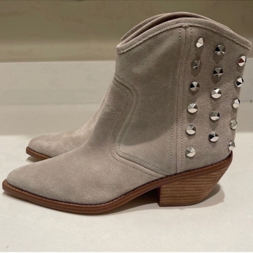 Mark Fisher LTD, Bailey Studded western ankle boot 8.5